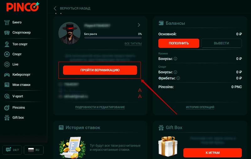 Подтверждение личности на сайте